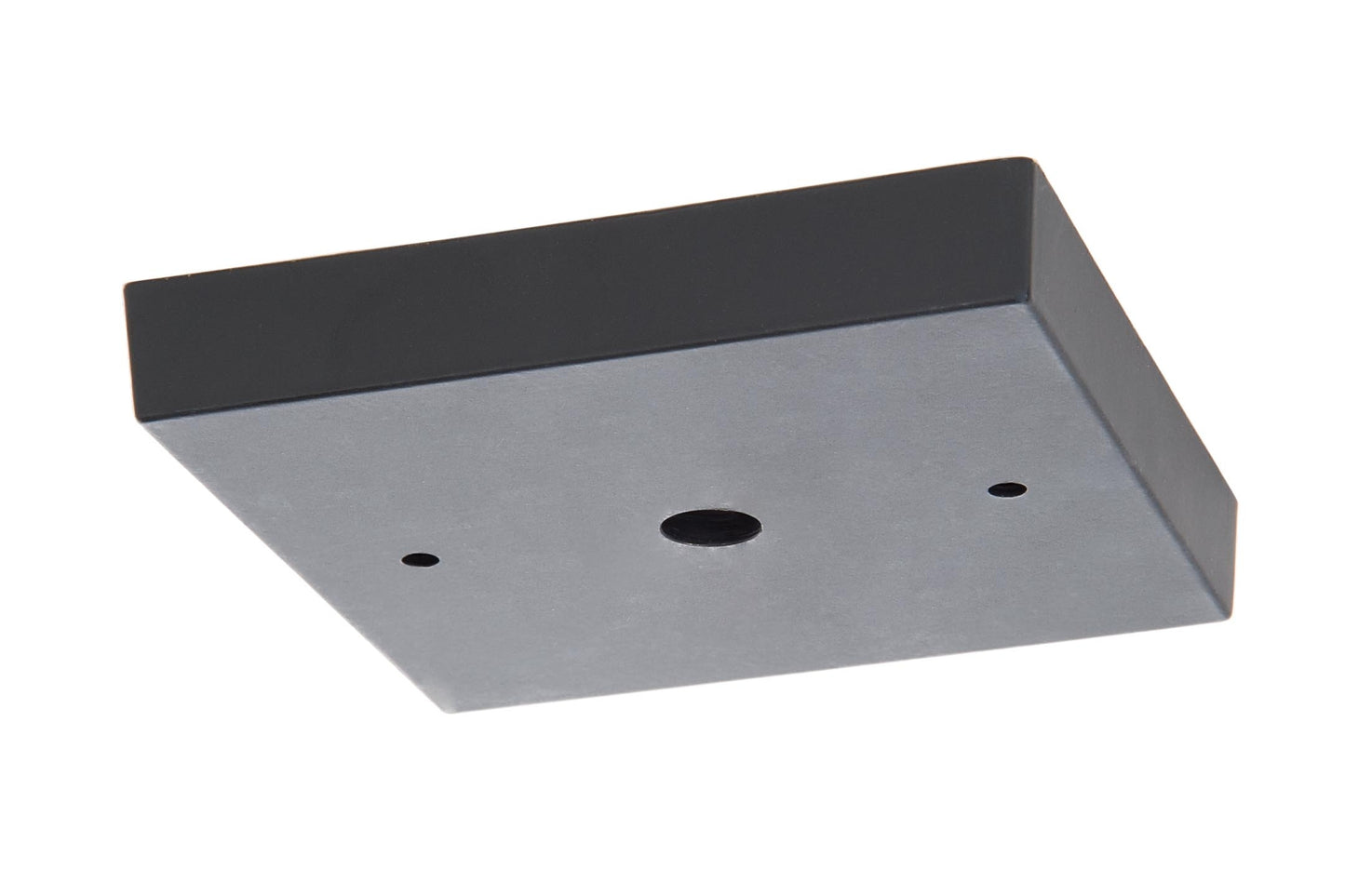 5 Inch Square Satin Black Finish Cast Iron Canopy