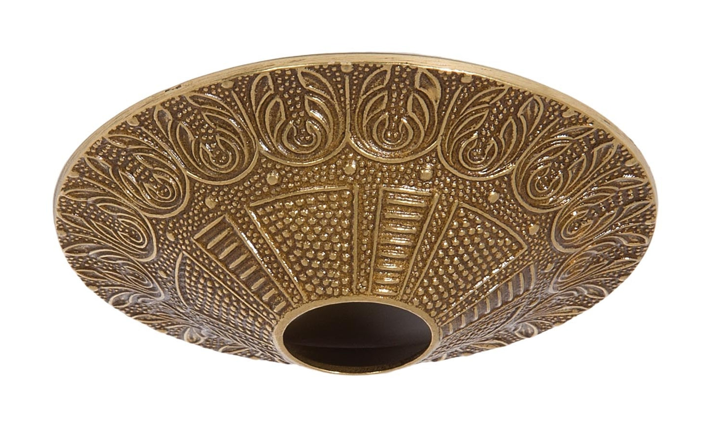 4-3/8 Inch Diameter Antique Brass Decorative Brass Canopy