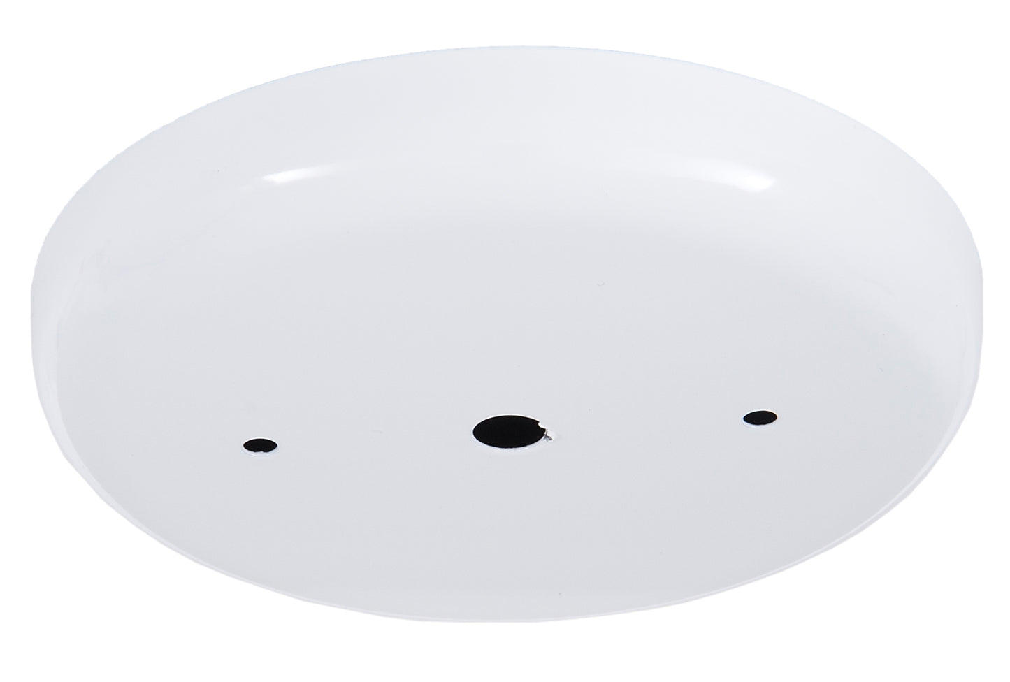 5 1/4 Inch Steel Ceiling Canopy with White Finish