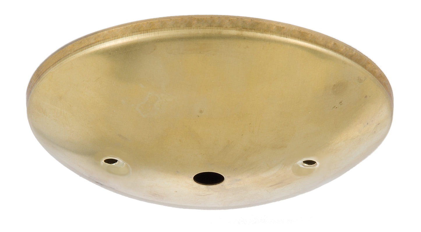 Unfinished Brass Modern Shallow Canopy