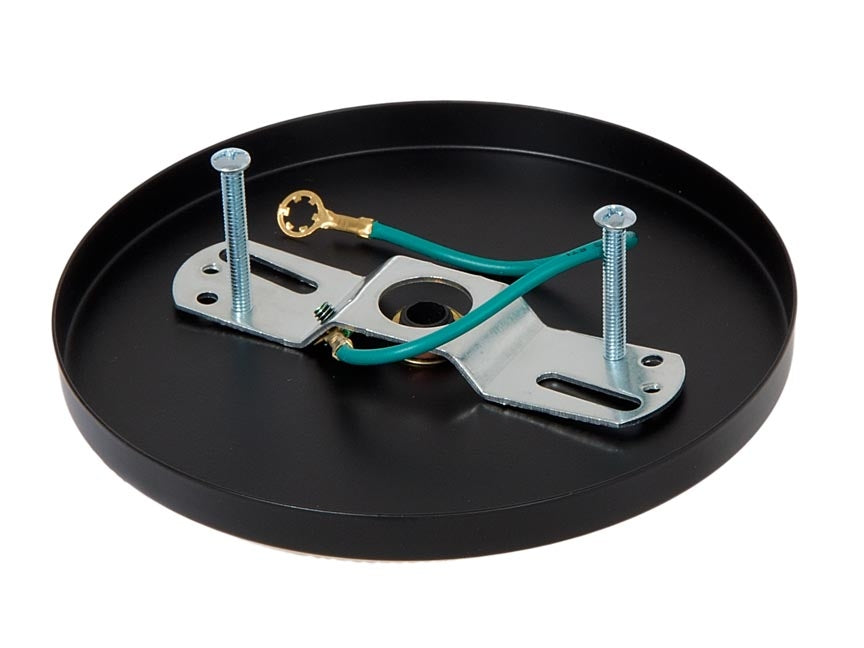 Black Modern Shallow Canopy Kit