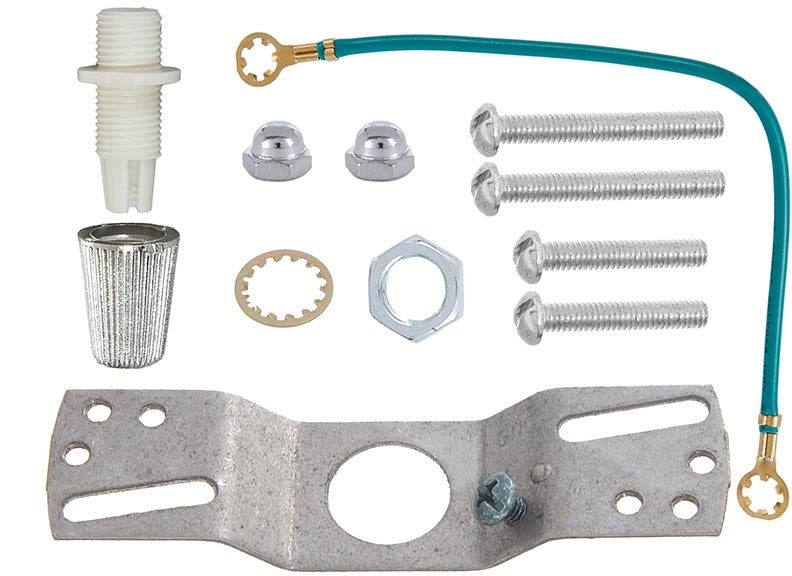 Satin Nickel Finish Modern Shallow Canopy Kit