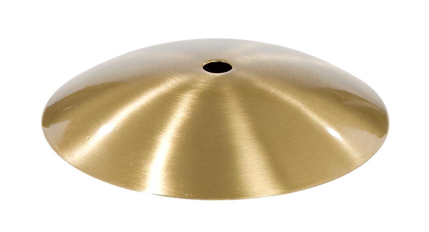 4" Neckless Ball Shade Holders, Satin Brass Finish
