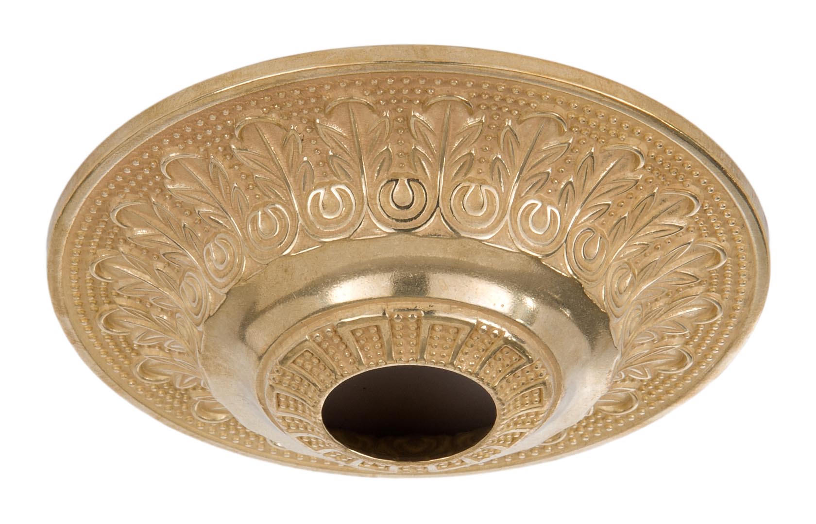 5-1/2 Polished Brass Finish Canopy (1-1/16 center hole