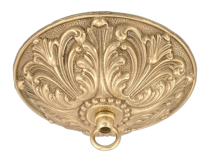 5 1/2 Inch Diameter Fine, Die Cast Brass Ceiling Canopy Kits (11801 ...