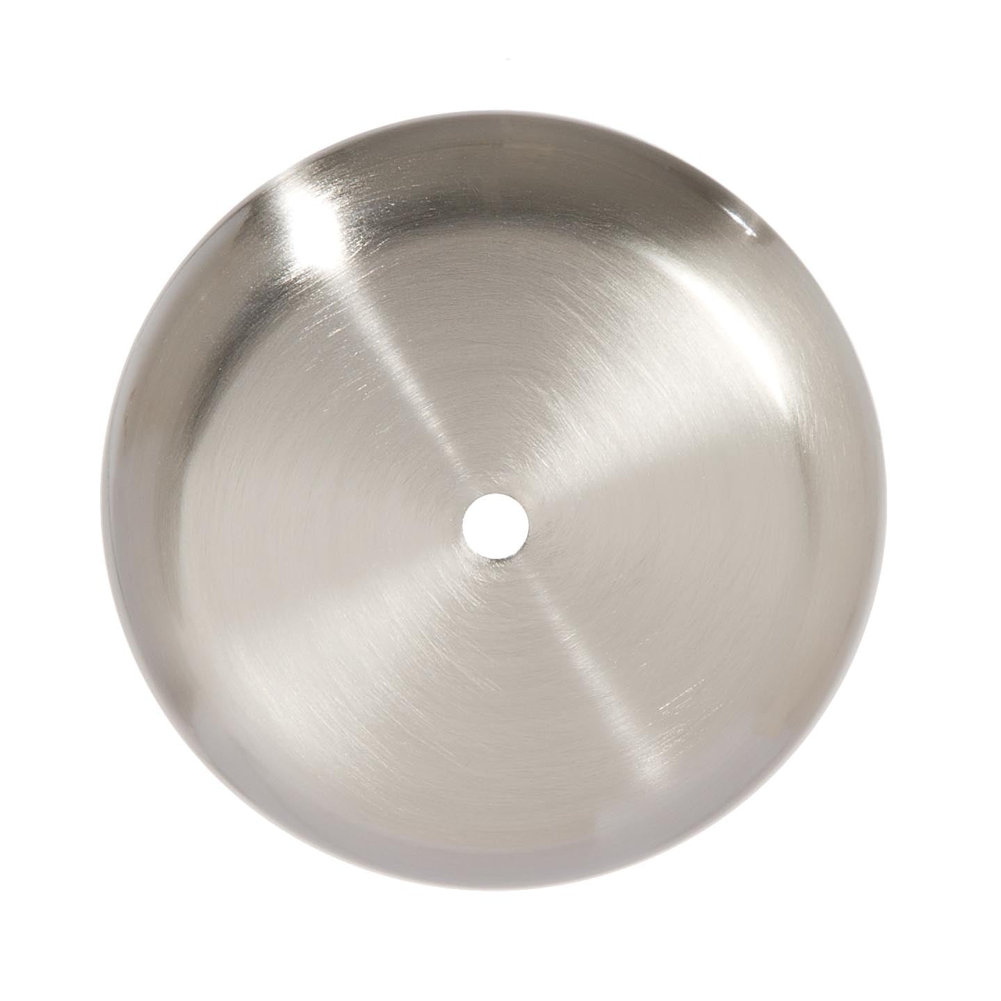 5-1/8 Inch Diameter Satin Nickel Finish Steel Ceiling Canopy, 1/8IP Slip