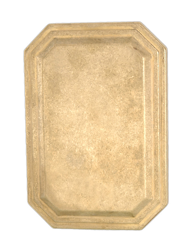 7" ht., Die Cast Brass Back Plate