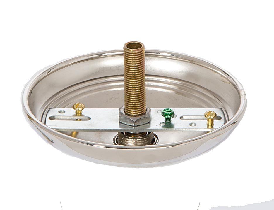 Nickel Screw Collar Ribbed Canopy Kits