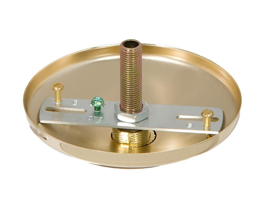 Brass Plated Modern Ceiling Canopy & Canopy Kit