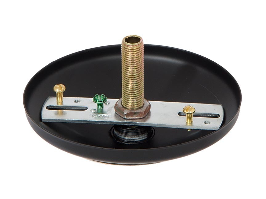 Black Finish, Modern Ceiling Canopy & Canopy Kit