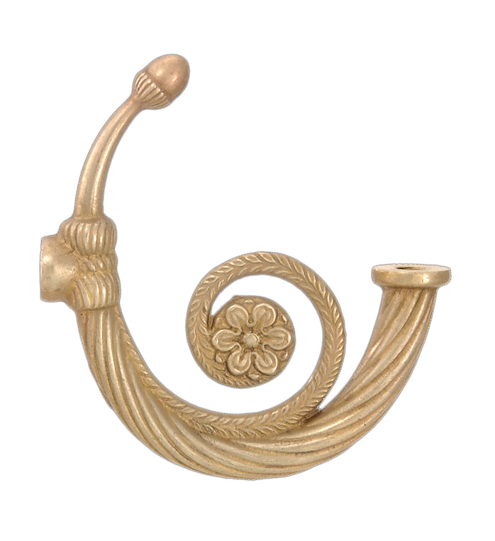 4 3/4" X 5 1/2" Cast Brass, Lamp or Fixture Arm