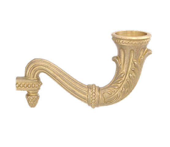 6 1/4" X 3 5/8" Cast Brass Lamp or Fixture Arm