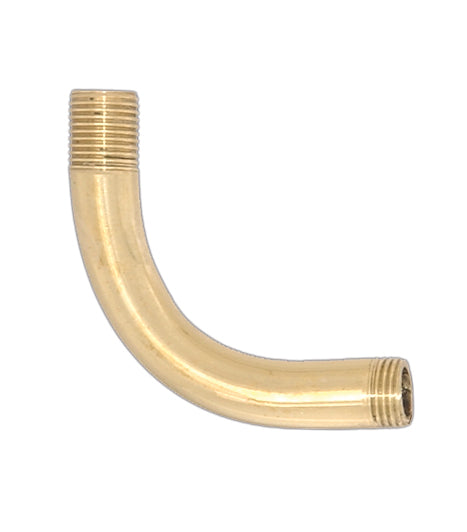 1 3/4" Brass Bent Lamp or Fixture Arm