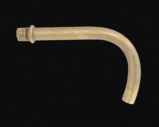 3 1/2" Brass Bent Lamp or Fixture Arm
