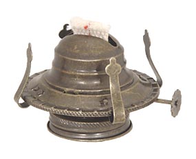 #2 Kerosene Lamp Burner - Antique Brass Finish