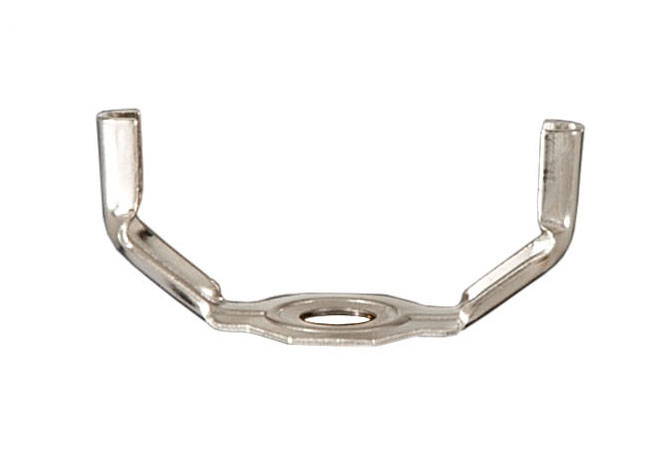 Nickel Lamp Harp Bases 1/8IP