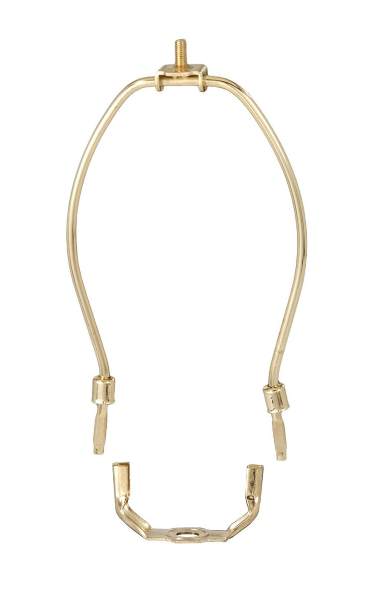 Heavy Weight, Brass Plated Lamp Harps