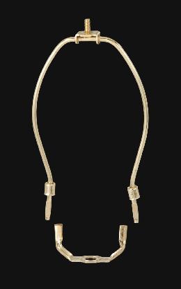 Regular Weight, Brass Plated Lamp Harps