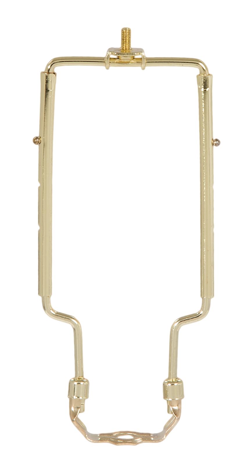 Adjustable Lamp Harp, Brass Plated Finish, Heavy Duty