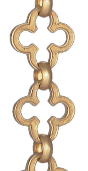 Solid Brass Arts & Crafts Style Lamp Chain, Unfinished