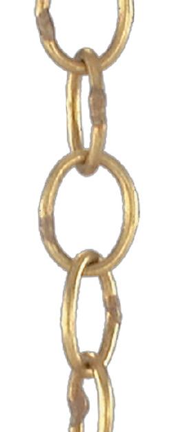 Light Duty, Brass Oval Shape Chain