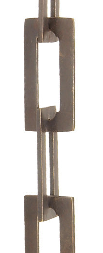 Antique Finish Brass, Arts & Crafts Style Chain (12987A)