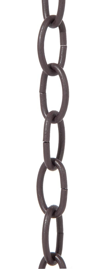 5 Gauge Antique Bronze Finish Steel Oval Chain