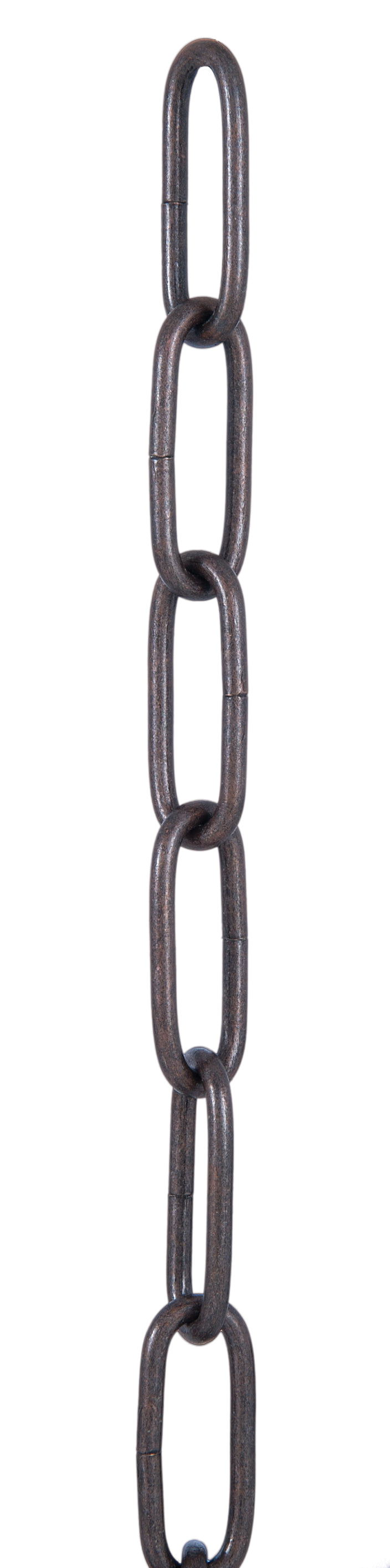 Antique Bronze 6 Gauge Straight Sided Oval Steel Chain