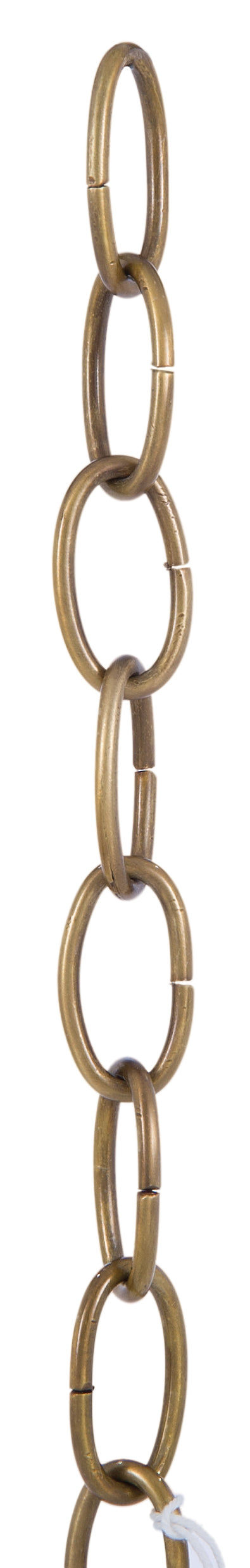 Antique Brass Finish, Large Loop 8 Gauge Oval Brass Lamp Chain