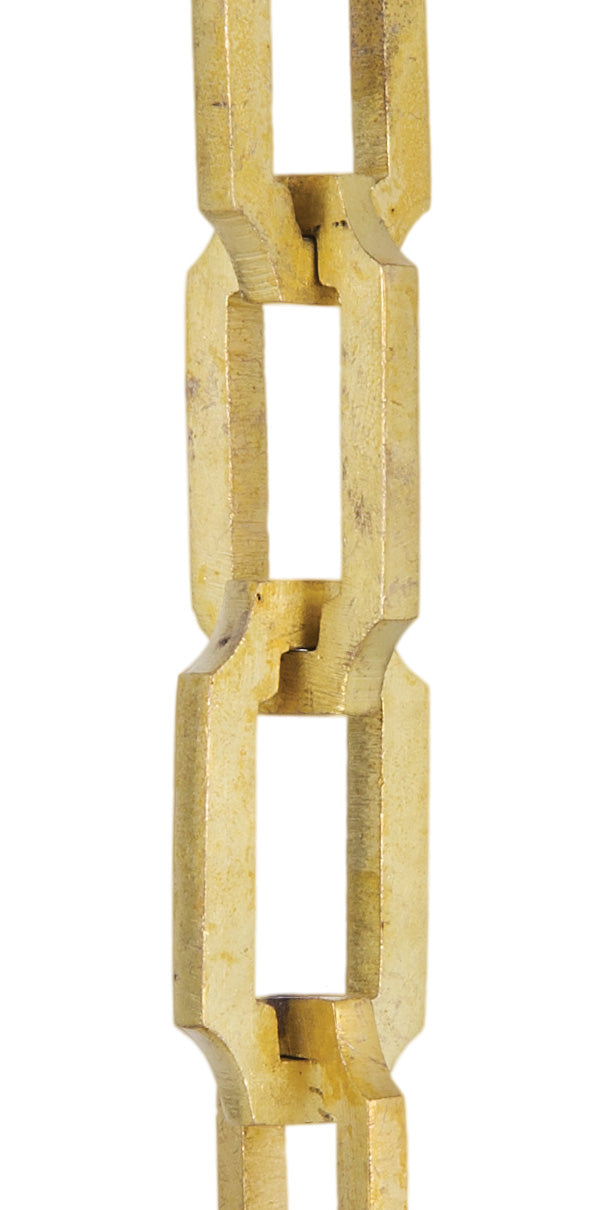 Large, Solid Brass Gothic Style Decorative Lamp Chain