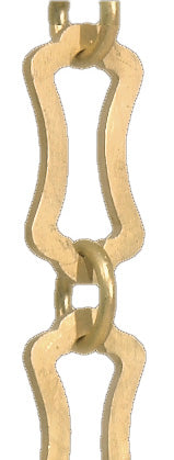 Solid Brass Arts & Crafts Style Chain