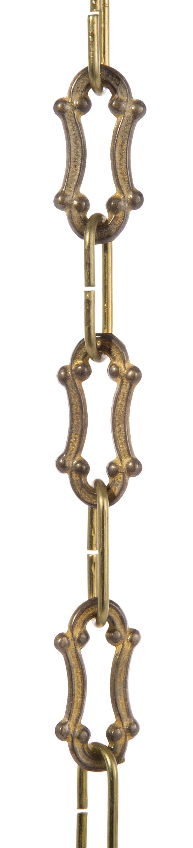 Cast Brass Antique Style Lamp Chain, Unfinished