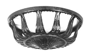 Graceful Iron Bracket Lamp Bowl