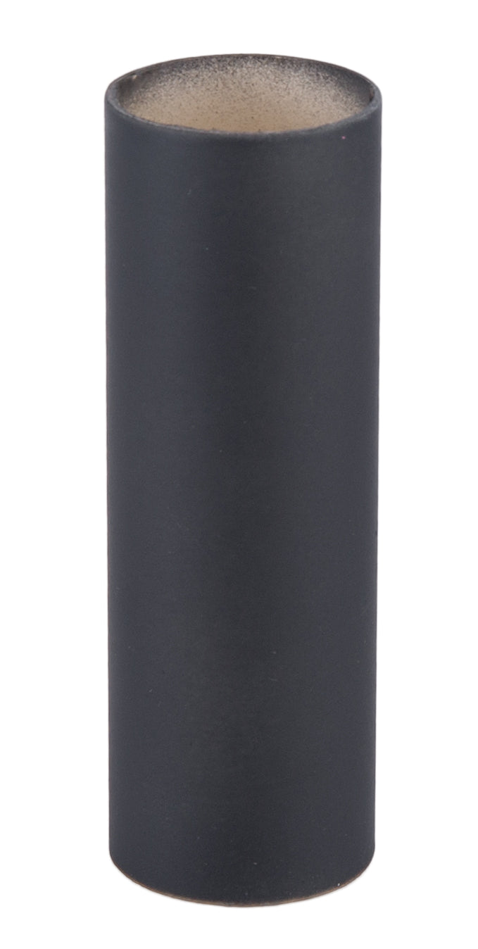 4" Tall Black Matte Paper Board Candle Cover, MEDIUM Base