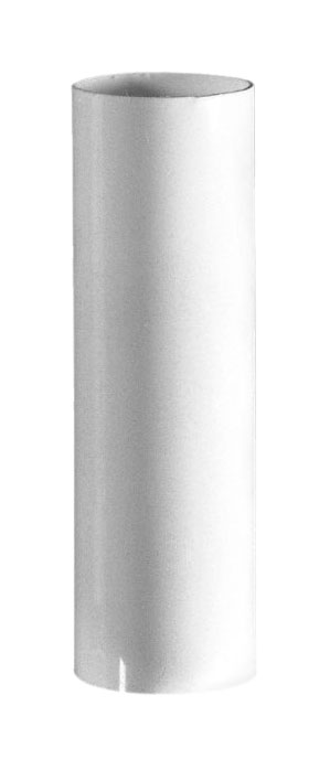 White Plastic MEDIUM Base Candle Cover, Choice of Size, 2" Through 12"