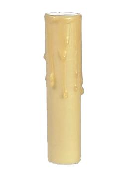 Gold Color CANDELABRA Beeswax Candle Cover, 4" & 6" Sizes