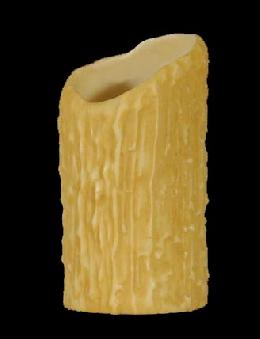 Resin Large Diameter Antique Gold "Melting" Candle Cover, Choice of Size