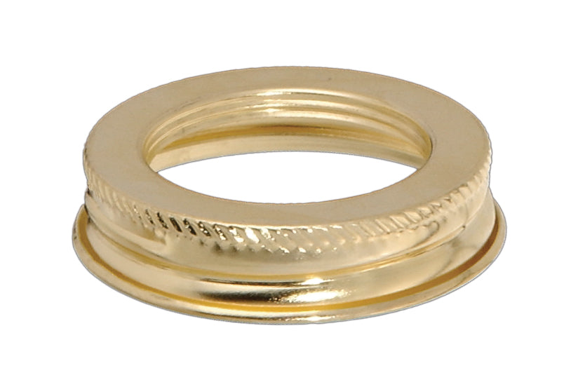 No. 2 Brass Plated Screw On Collar