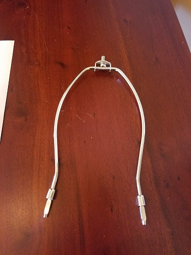 Nickel Plated Lamp Harps, Regular Weight - Choice of Height
