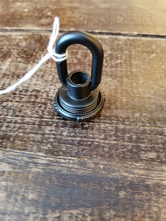 Black Screw Collar Loop Canopy Hardware Set