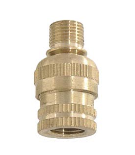 Brass Knurled Lamp Swivel, 1/8M X 1/8F