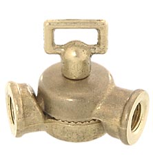 Die Cast Brass Swivel w/Rachet Grip, 1/8 F Tapped Both Sides
