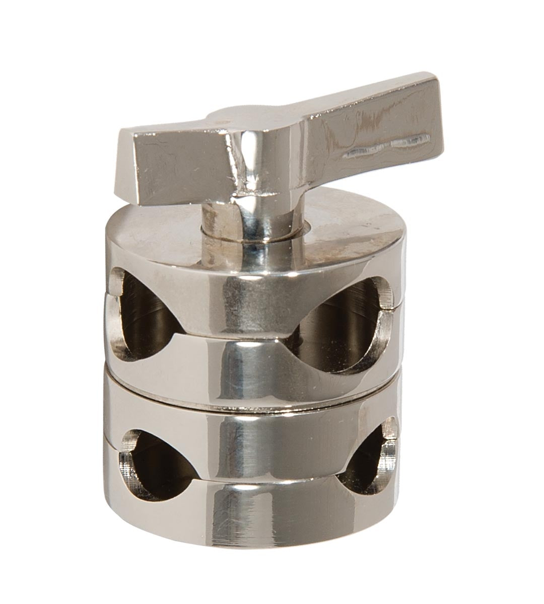 2" Tall Die Cast Brass 7-Piece Slide Clutch Lamp Swivel, 1/8 IP X 1/4 IP Slip, Polished Nickel