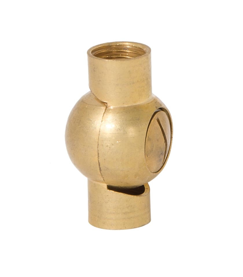 1-5/8 Inch Long Unfinished Die Cast Brass Swivel ,1/4F