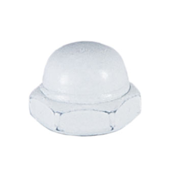 8-32F White Canopy Cap Nut