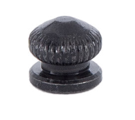 Black Knurled Canopy Knob 8-32 Tap