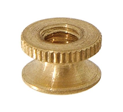 8-32 Brass Battery Nut, 11/32" Diameter