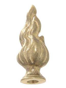 Brass Finial lamp large 3 1/2