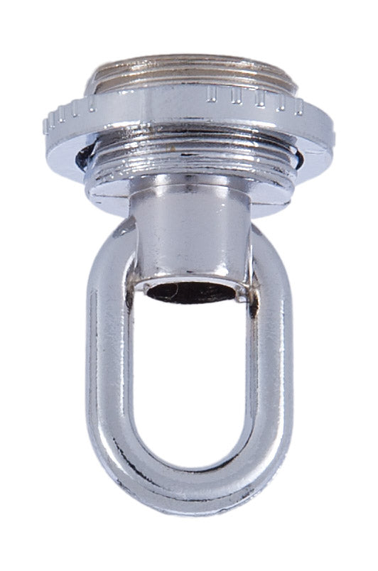 Nickel Die Cast Screw Collar Loop 1/4 F Tap