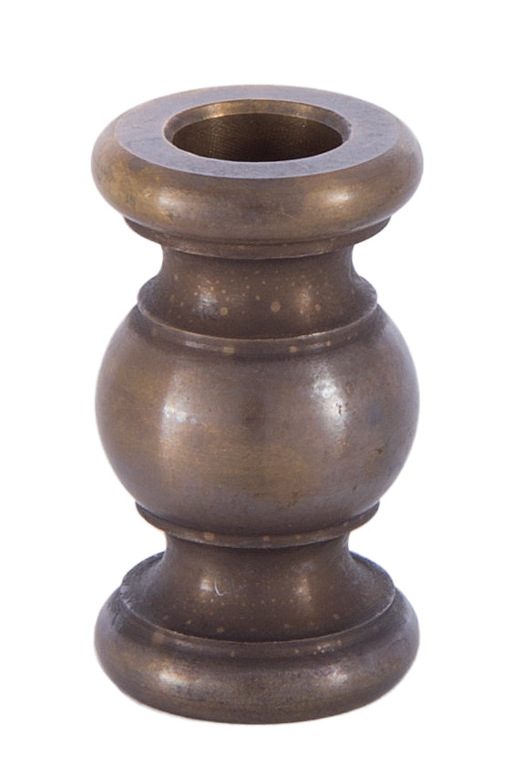 1 1/2 Inch Antique Brass Spindle, 1/8 IP Slip